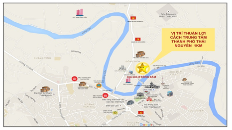Thông báo về việc triển khai kinh doanh đợi cuối các ô đất còn lại của dự án khu nhà ở Đồng Bẩm - Riverside villas xã Đồng Bẩm, thành phố Thái Nguyên, tỉnh Thái Nguyên”